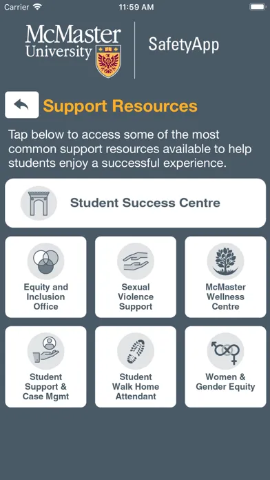 Capturas de pantalla de McMaster SafetyApp