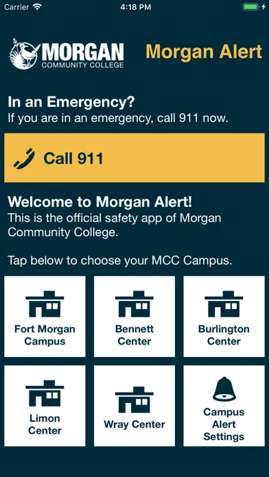 Morgan Alert Screenshots