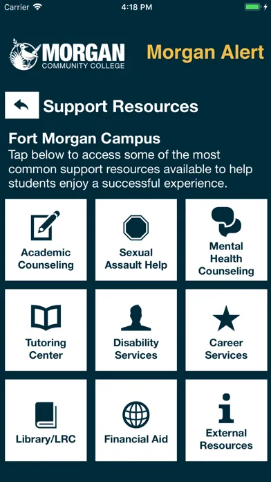 Morgan Alert Screenshots