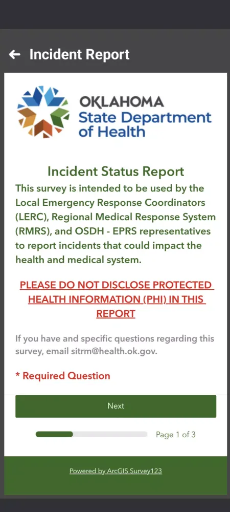 OK HealthAlert Screenshots