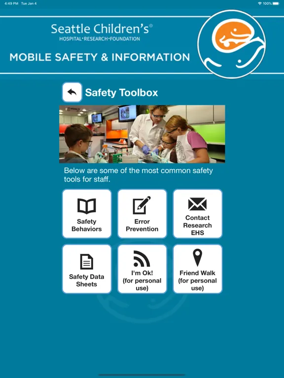 Tangkapan skrin SAFE SC iPad 