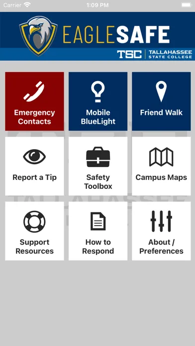 Eagle Safe - Safety App of TCC Screenshots