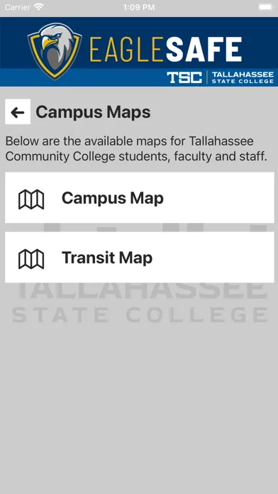Eagle Safe - Safety App of TCC Screenshots