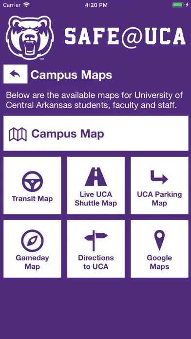 Capturas de pantalla de Safe@UCA