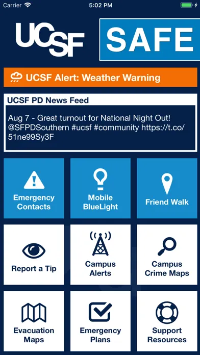 UCSF Safe Screenshots