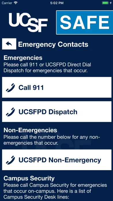 UCSF Safe Screenshots