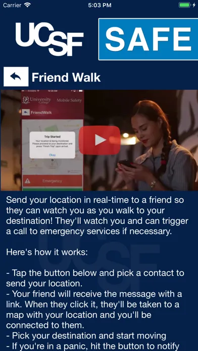 UCSF Safe Screenshots