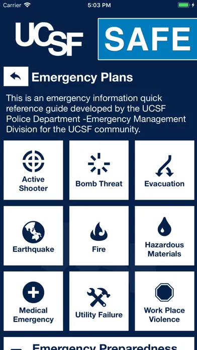 UCSF Safe Screenshots