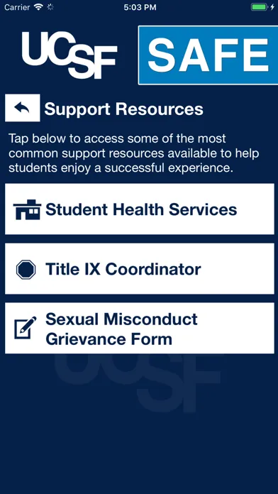 UCSF Safe Screenshots