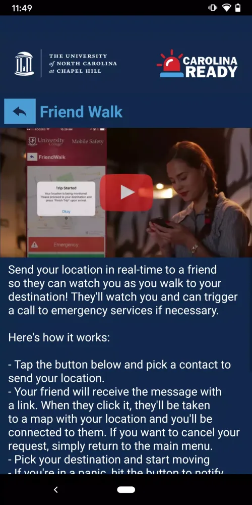 UNC Carolina Ready Safety应用截图
