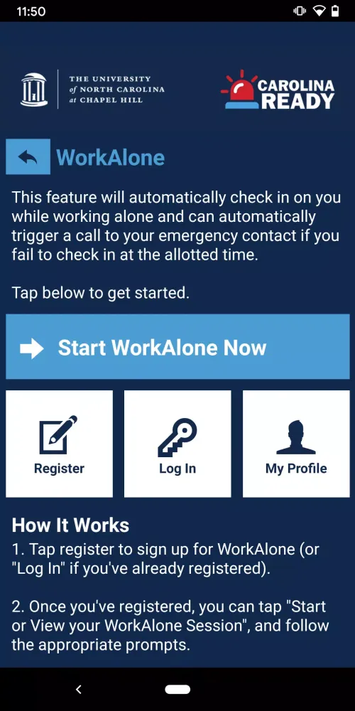 UNC Carolina Ready Safety应用截图