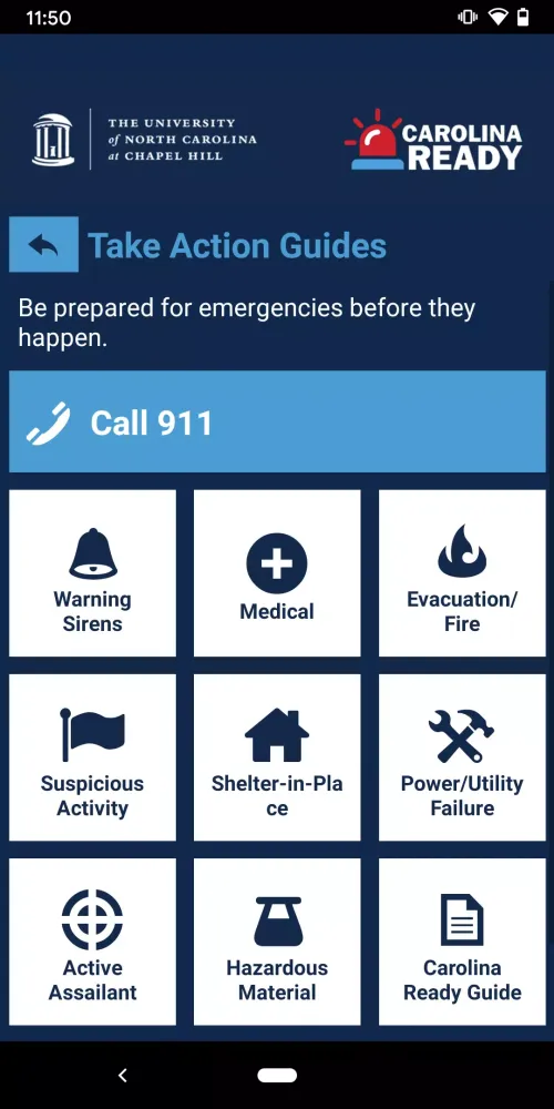 UNC Carolina Ready Safety应用截图