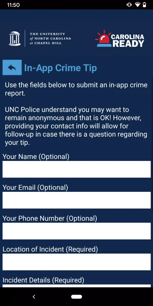 UNC Carolina Ready Safety应用截图