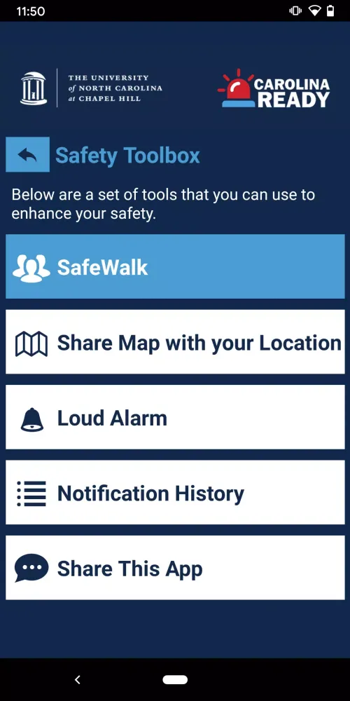 UNC Carolina Ready Safety应用截图