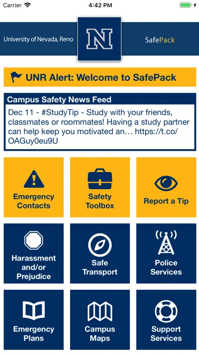Capturas de pantalla de SafePack