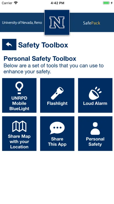 Capturas de pantalla de SafePack
