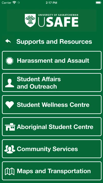 uSafe - Uni of Saskatchewan應用截圖
