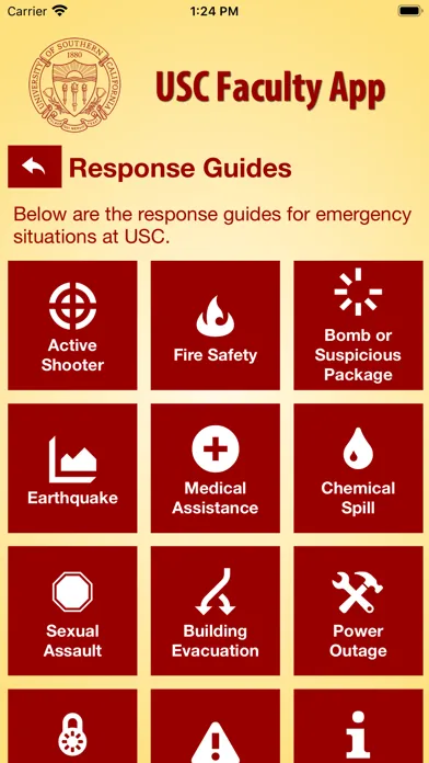 Screenshot di USC Faculty App