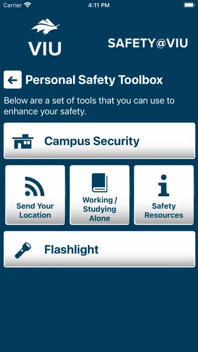 Ảnh chụp màn hình của VIU Safety
