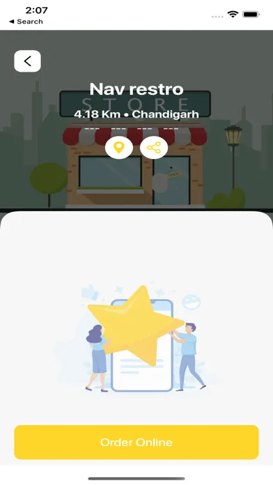 Capturas de tela do Doorstep JA Food Delivery