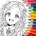 Cute Anime Coloring Game