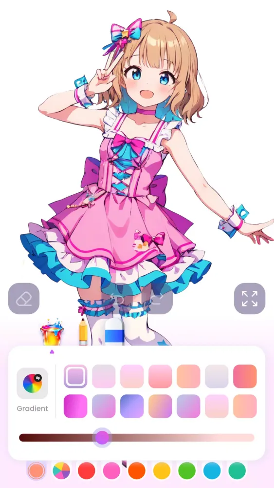 Cute Anime Coloring Game應用截圖