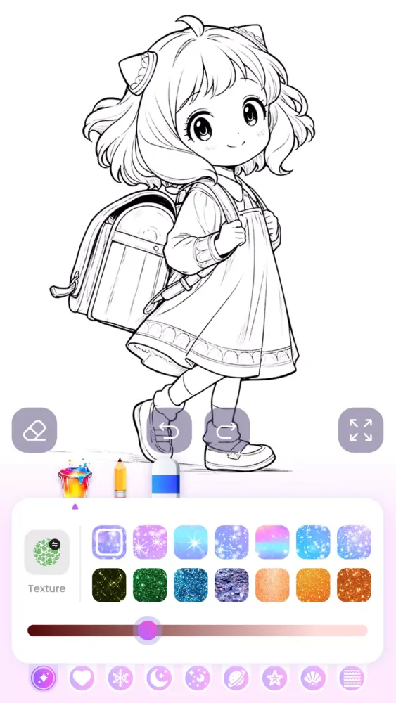 Cute Anime Coloring Game應用截圖