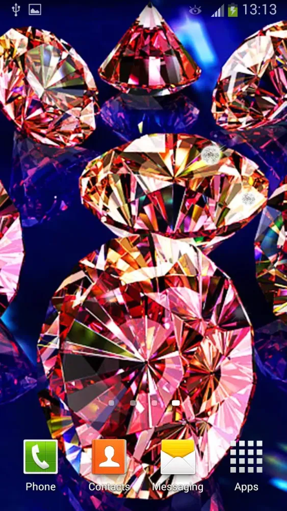 Diamonds Live Wallpaper Screenshots