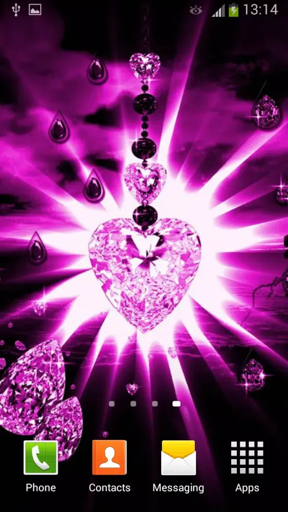Diamonds Live Wallpaper Screenshots