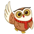 Cute Owl Stickers WAStickerApp