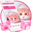 Cute Pink Cat Kitty Theme