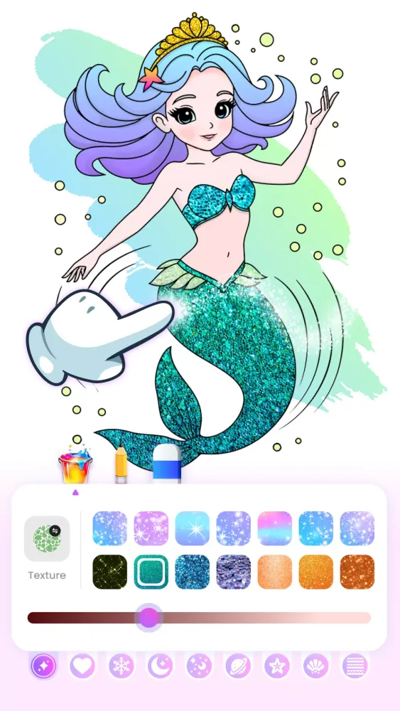 Cute Princess Coloring Game Screenshots