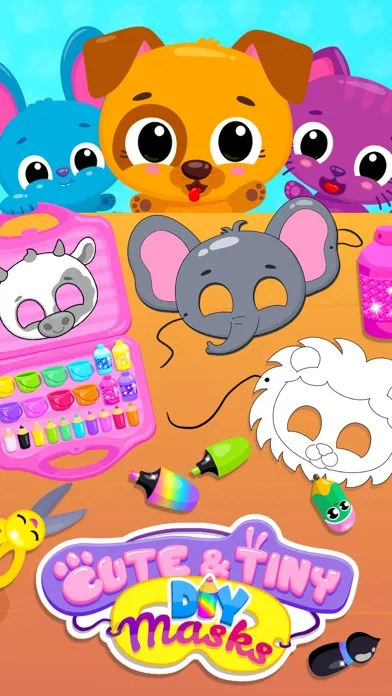 Cute & Tiny DIY Mask Party 스크린샷