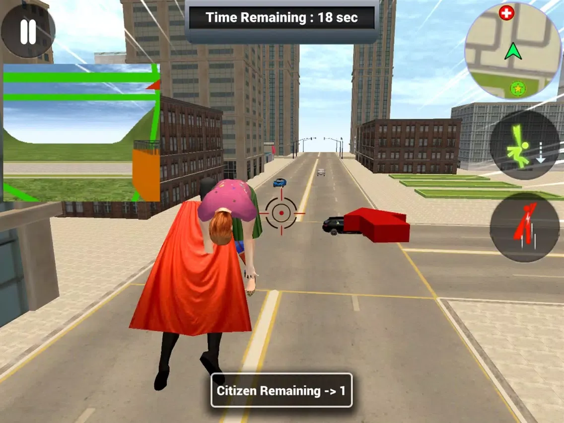 Zrzuty ekranu Flying Superhero Rope Power iPad 
