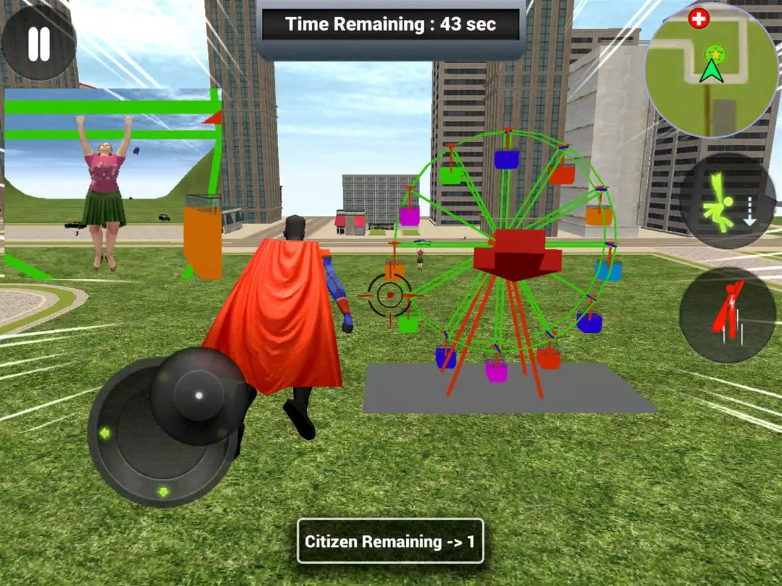 Zrzuty ekranu Flying Superhero Rope Power iPad 