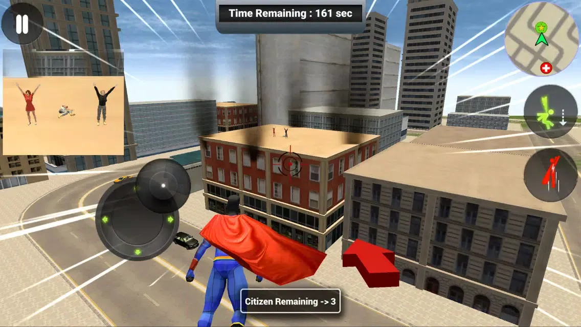 Zrzuty ekranu Flying Superhero Rope Power