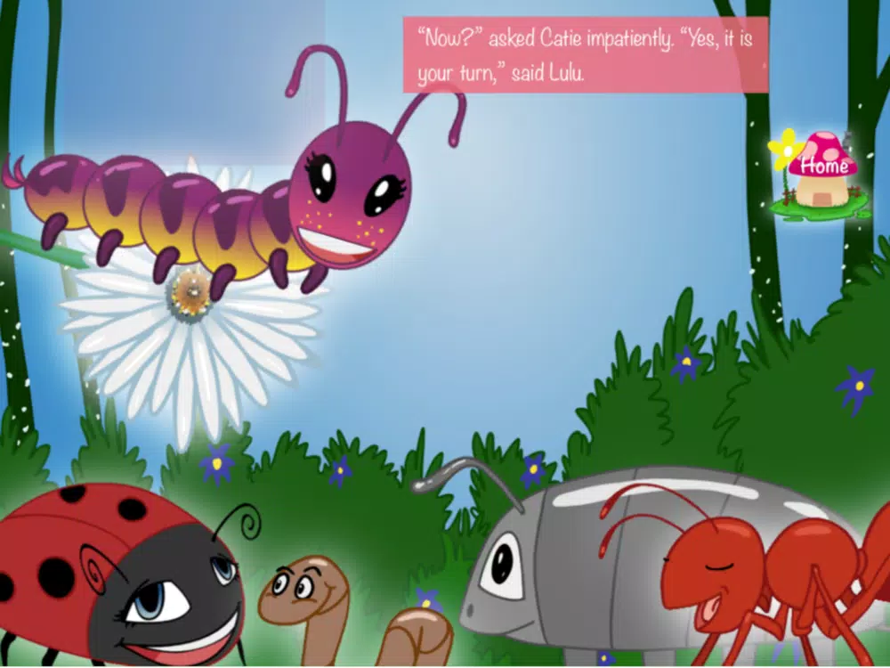 ภาพหน้าจอของ Lulu & the Crazy Caterpillar iPad 