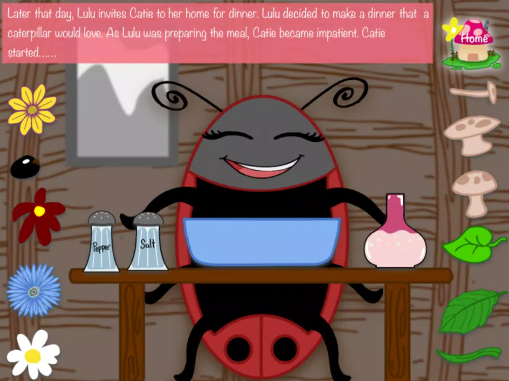 ภาพหน้าจอของ Lulu & the Crazy Caterpillar iPad 