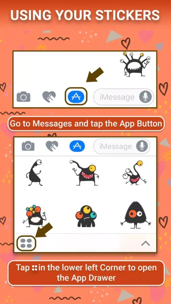 Cute Monster Animated Stickers Screenshots