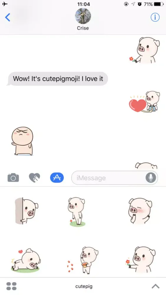 Cutepigmoji स्क्रीनशॉट