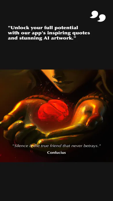 Tangkapan layar Venus: Daily Quote on AI Art