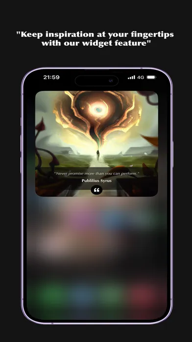 Tangkapan layar Venus: Daily Quote on AI Art
