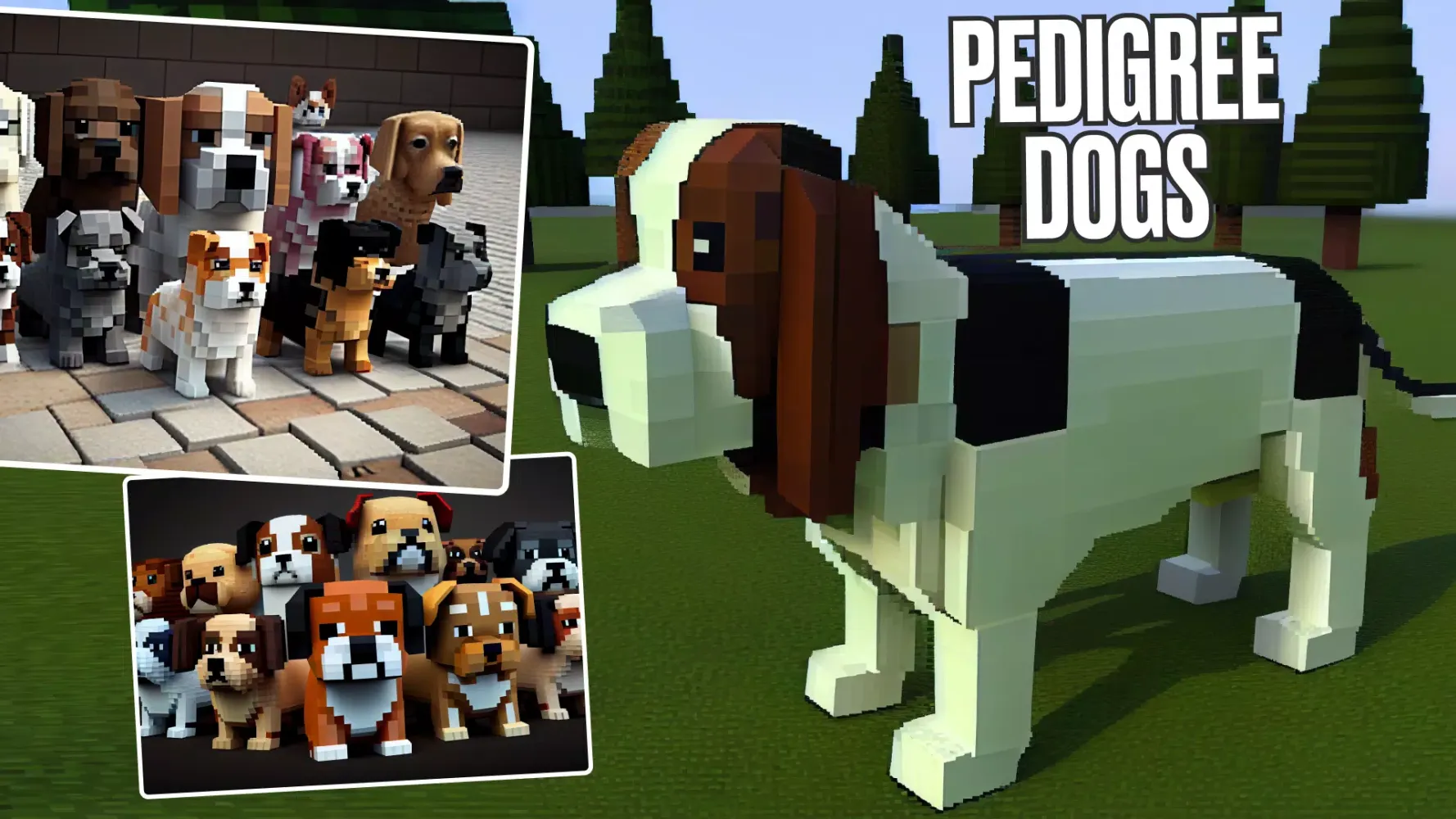 Capturas de tela do Dog Mod in Minecraft Cute Pets