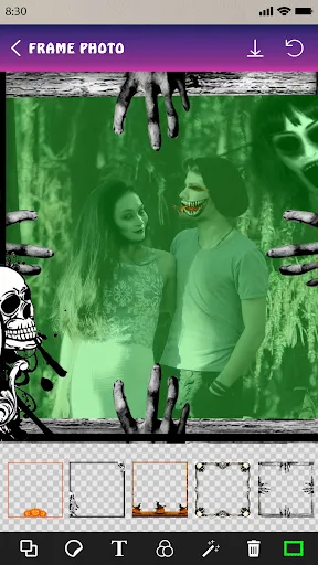 Captures d'écran de Ghost Photo Editor