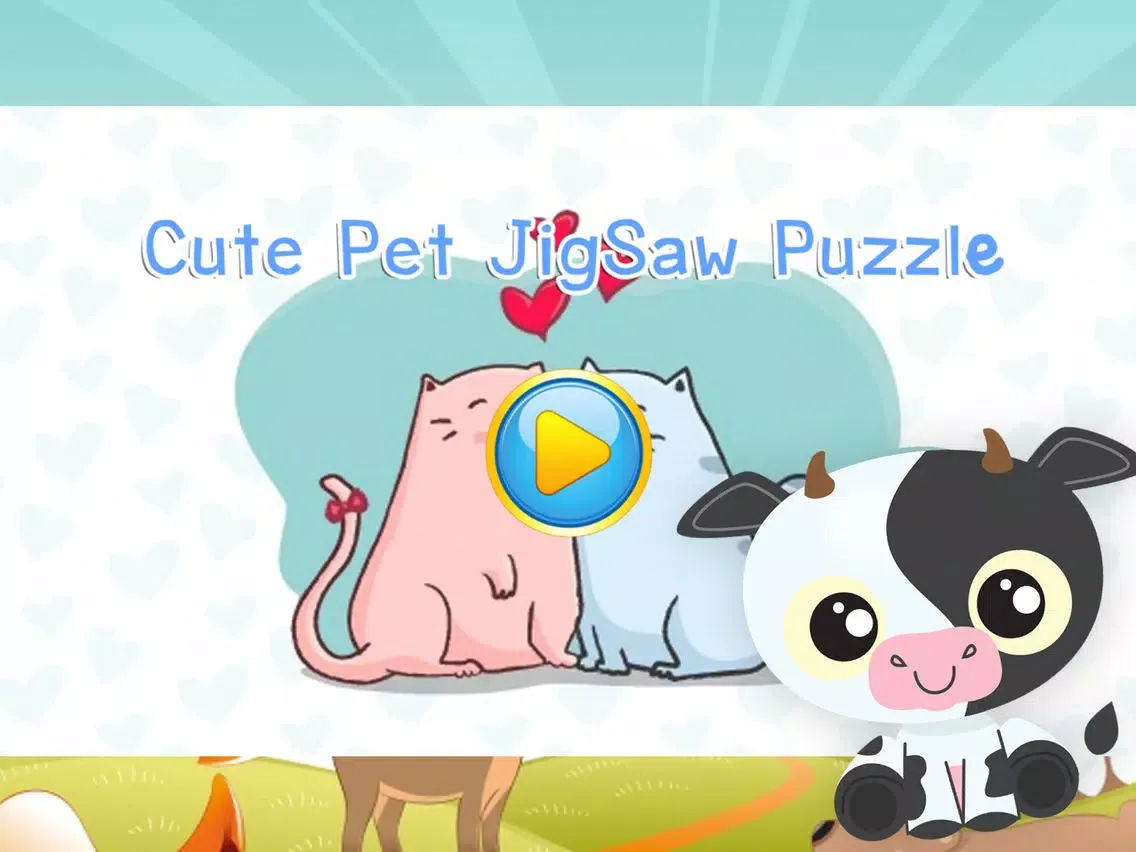Cute Pet Jigsaw Puzzle Fun iPad  স্ক্রিনশট