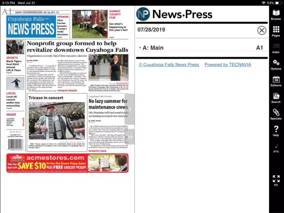 Cuyahoga Falls News Press iPad 应用截图