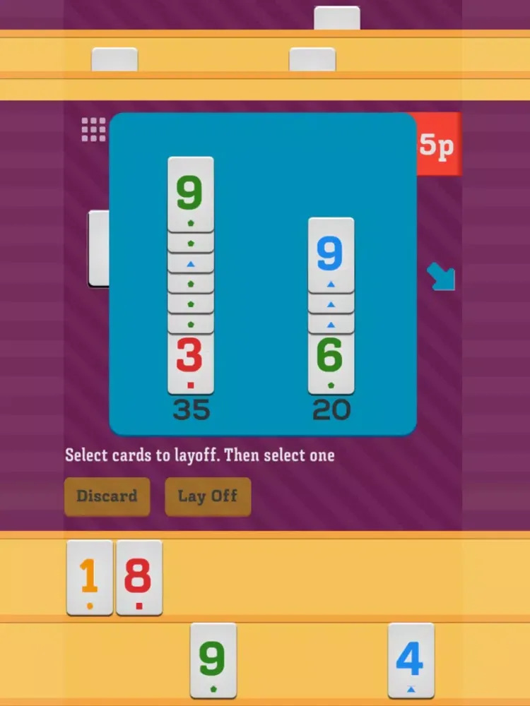 Ảnh chụp màn hình của Rummy Seq - Card game iPad 