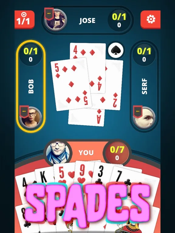 Spades Kings - Card Game iPad 应用截图