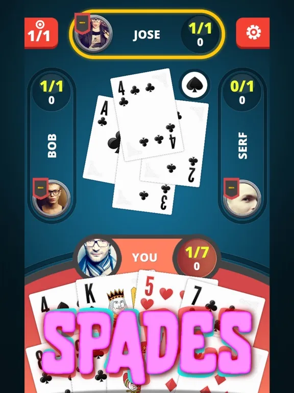 Spades Kings - Card Game iPad 应用截图