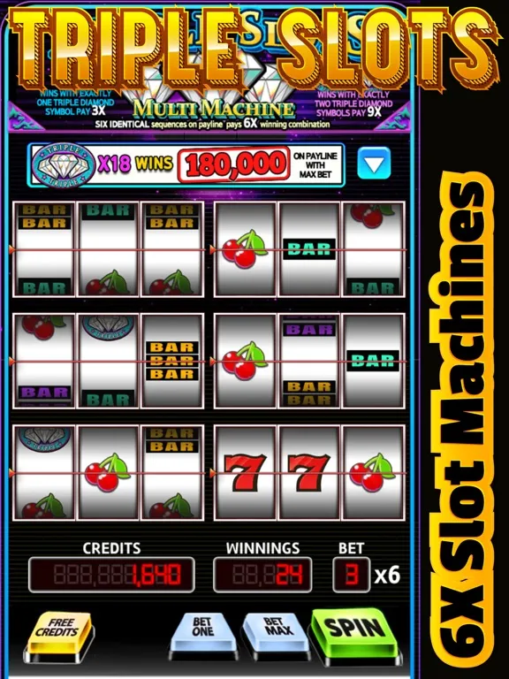 Capturas de pantalla de Triple Slots 6X Machines Multi iPad 